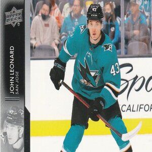 John Leonard - 2021/2022 Upper Deck Series 2 Hockey Card